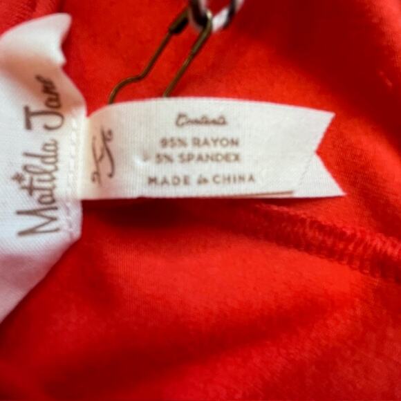 Matilda Jane Daydream In The Breeze Orange Maxi Dress with Pockets Size Large - Picture 15 of 16